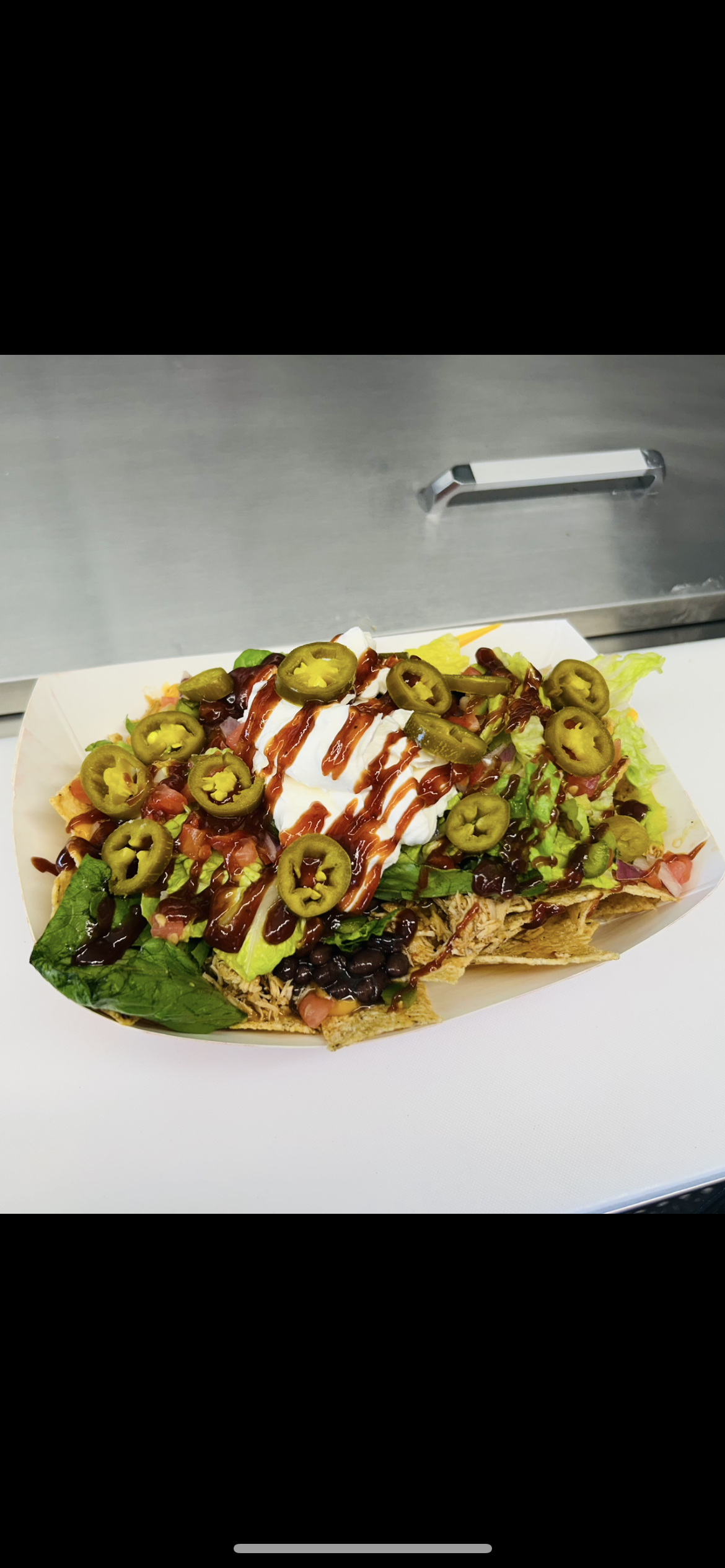 BBQ Chicken Nacho's